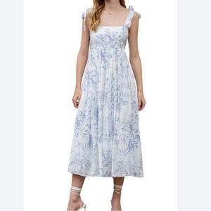 NWT BLU PEPPER Fruit Blossom, Tier Midi Sundress
